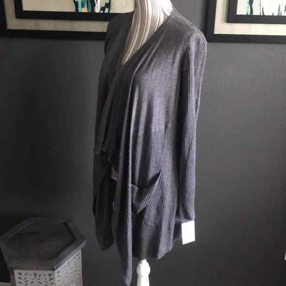 🔥1 hr SALE - Listicle Gray Cardigan, lightweight - Picture 2 of 8